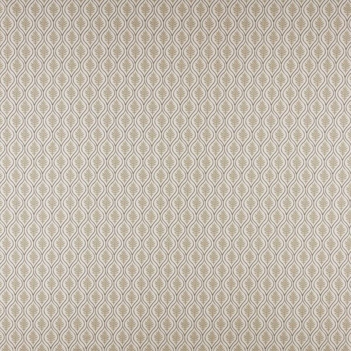 Calvia Fabric - Sand by neutral botanical cotton fabric from Ashley Wilde