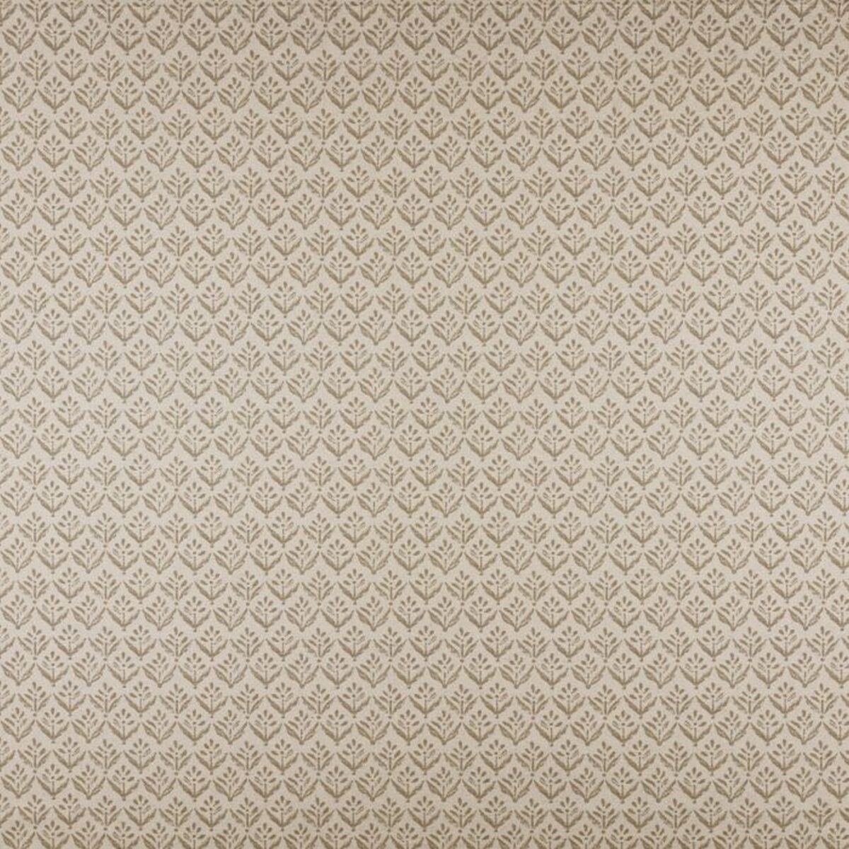 Escorca Fabric - Sand by neutral botanical cotton fabric from Ashley Wilde