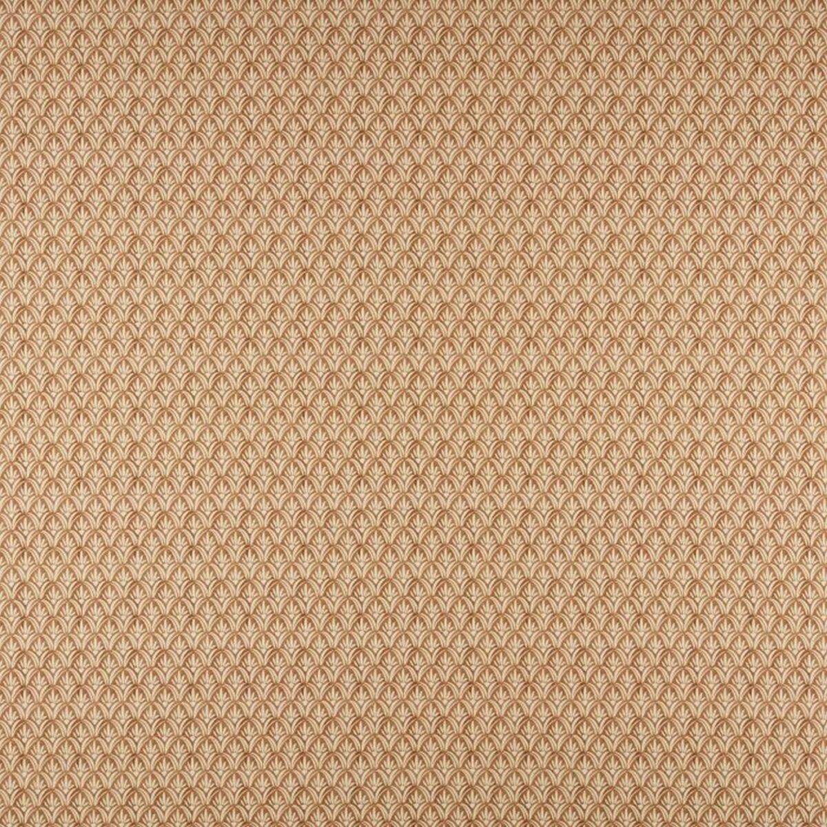 orange botanical cotton fabric from Ashley Wilde