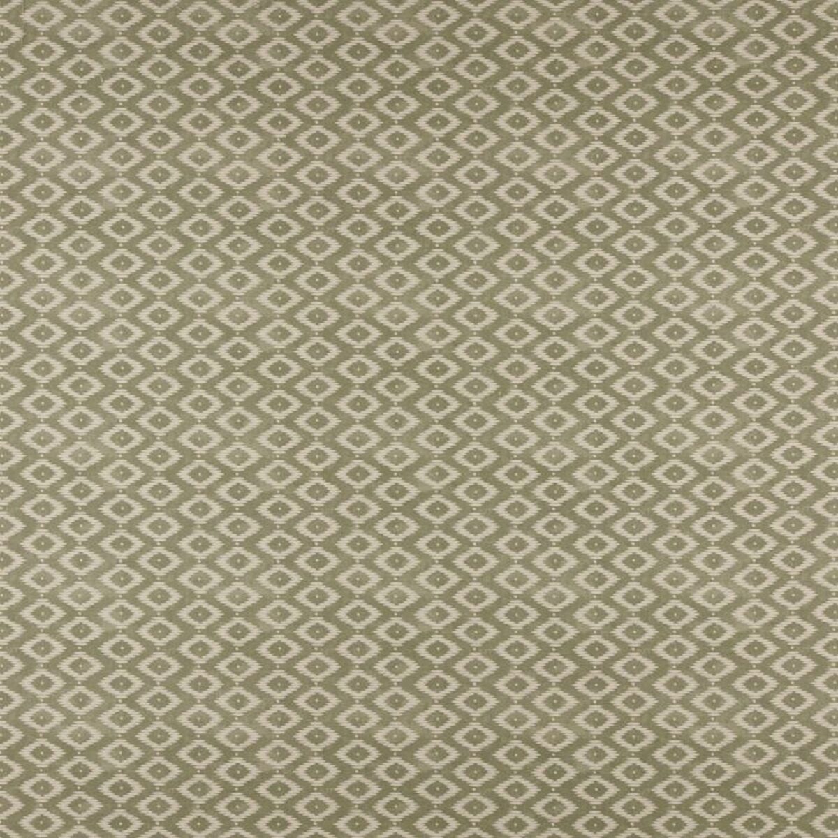green geometric cotton fabric from Ashley Wilde