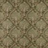 green botanical woven fabric from Ashley Wilde