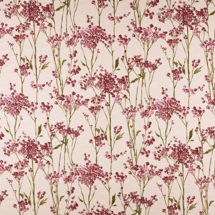 Hawthorn Fabric - Cranberry swatch