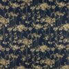 blue botanical cotton fabric from Ashley Wilde