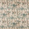 blue botanical cotton fabric from Ashley Wilde