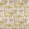 yellow botanical cotton fabric from Ashley Wilde