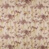 purple botanical cotton fabric from Ashley Wilde