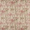 pink botanical cotton fabric from Ashley Wilde