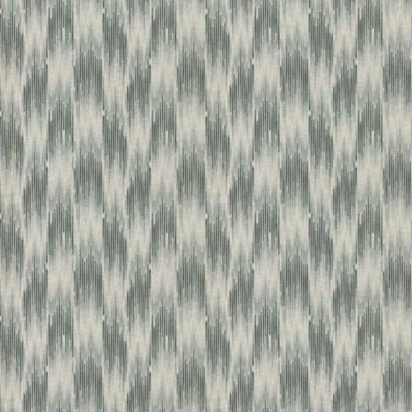Serrula Fabric - Peacock by green striped woven fabric from Ashley Wilde