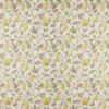 yellow botanical woven fabric from Ashley Wilde