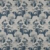 blue botanical woven fabric from Ashley Wilde