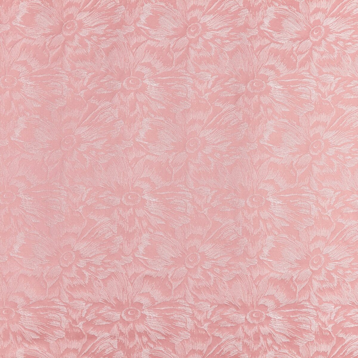 Cherie Fabric - Meringue by pink botanical jacquard fabric from Prestigious Textiles