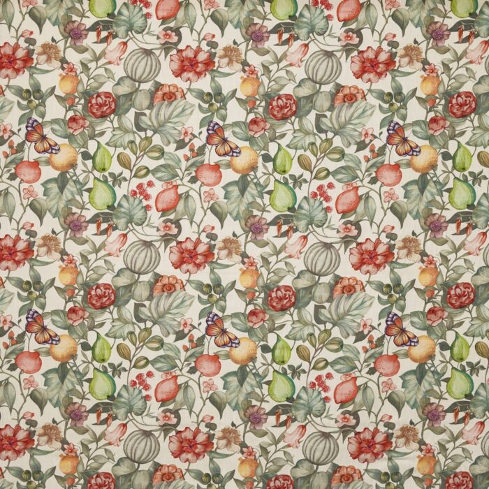 Clemance Fabric - Papaya swatch