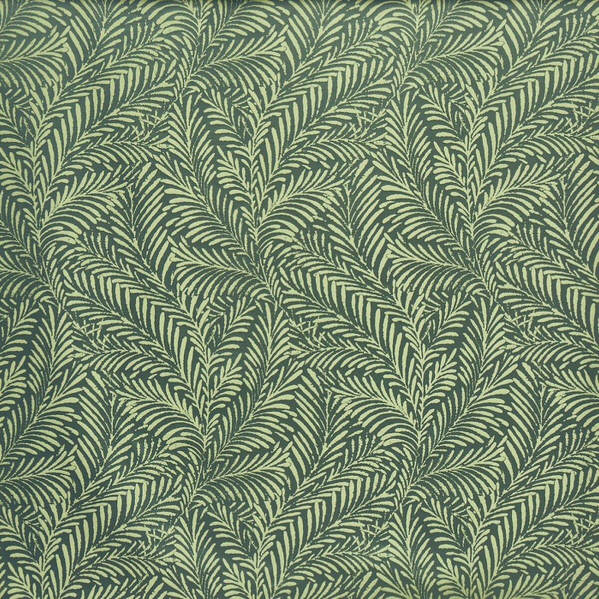 green botanical jacquard fabric from Prestigious Textiles