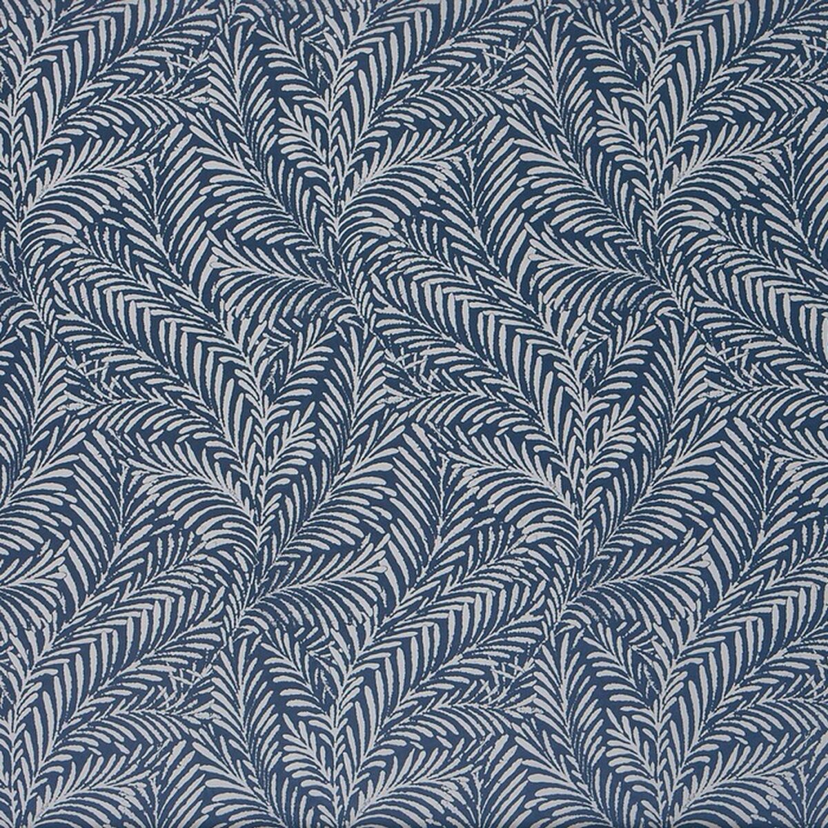 blue botanical jacquard fabric from Prestigious Textiles
