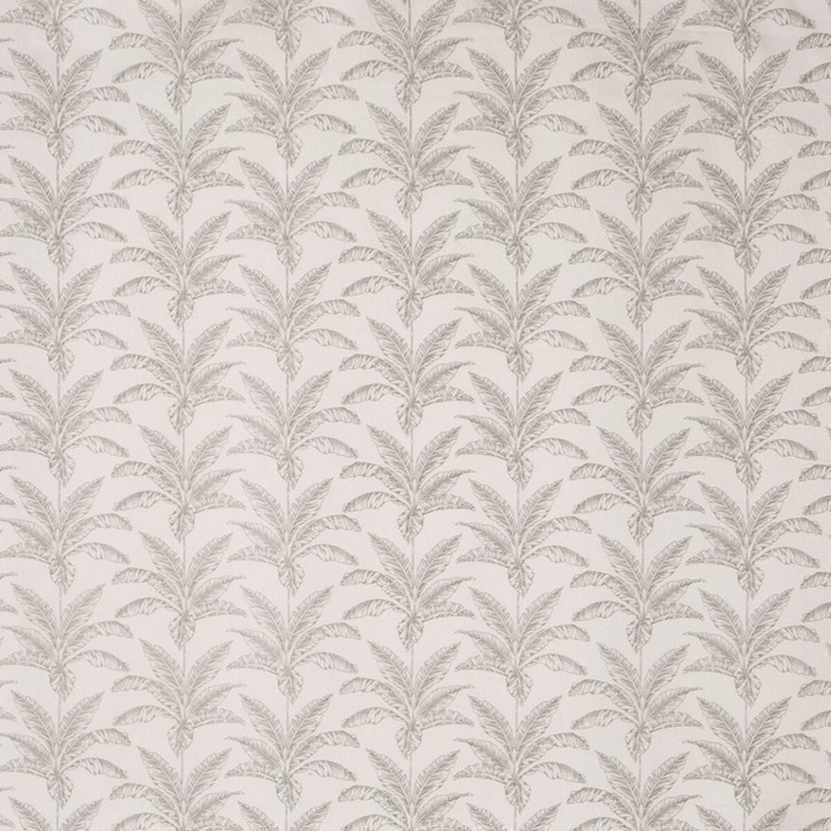 Allegro Fabric - Pebble by white botanical embroideried fabric from Prestigious Textiles