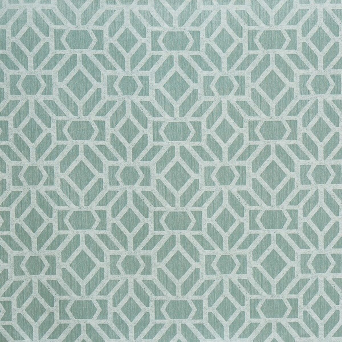 Compose Fabric - Lagoon by green geometric jacquard fabric from Prestigious Textiles