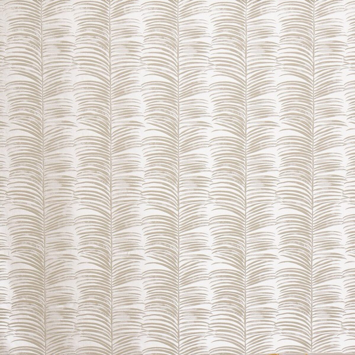Melody Fabric - Pebble by white botanical jacquard fabric from Prestigious Textiles