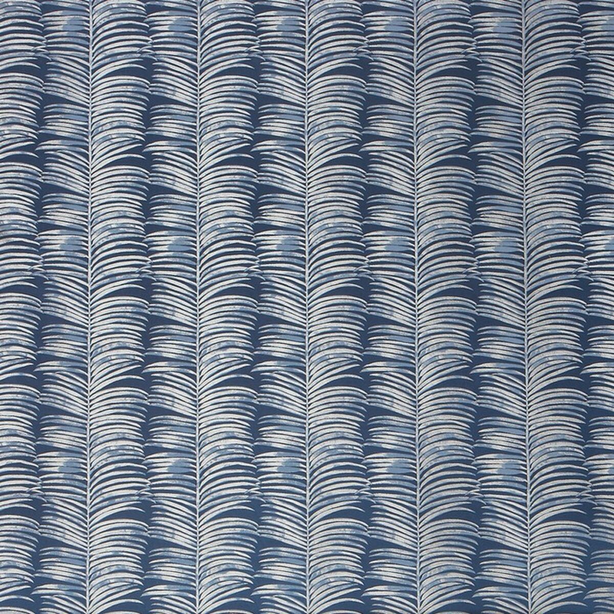 Melody Fabric - Cobalt by blue botanical jacquard fabric from Prestigious Textiles