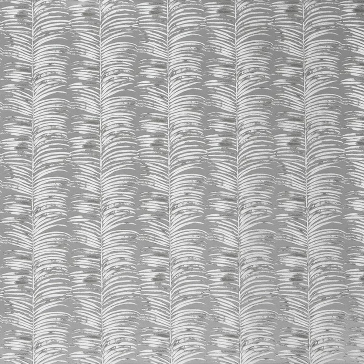 Melody Fabric - Platinum by black-grey botanical jacquard fabric from Prestigious Textiles