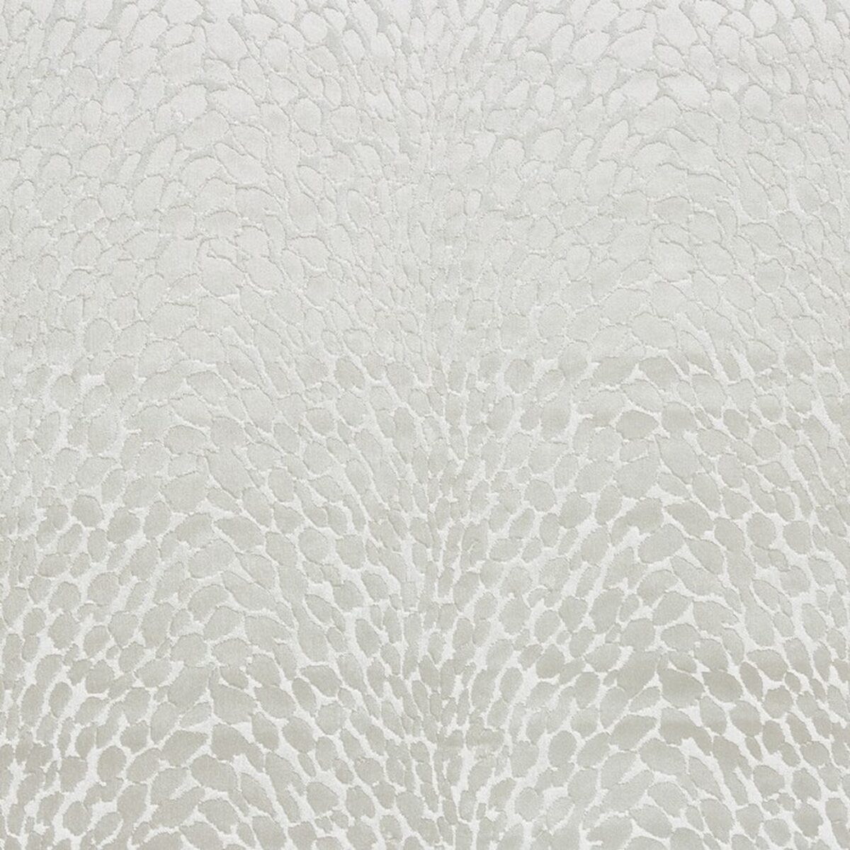 Lyrics Fabric - Pebble by white animal velvet-chenille fabric from Prestigious Textiles