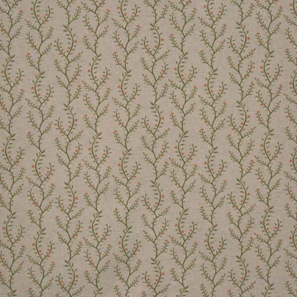 green botanical printed fabric from Prestigious Textiles