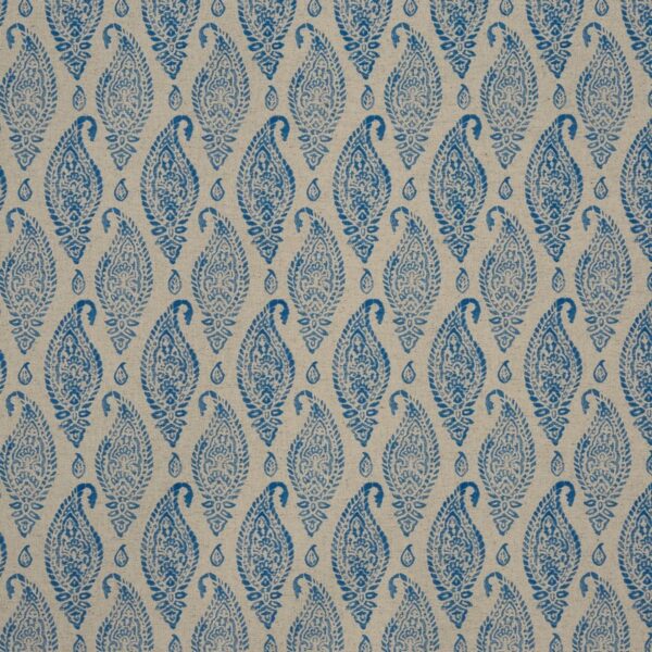 blue botanical printed fabric from Prestigious Textiles