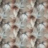black-grey botanical cotton fabric from Prestigious Textiles