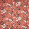 orange botanical cotton fabric from Prestigious Textiles