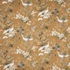 yellow botanical cotton fabric from Prestigious Textiles