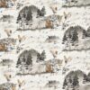 white botanical cotton fabric from Prestigious Textiles
