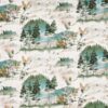 green botanical cotton fabric from Prestigious Textiles