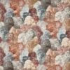 orange botanical cotton fabric from Prestigious Textiles