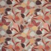 orange botanical cotton fabric from Prestigious Textiles