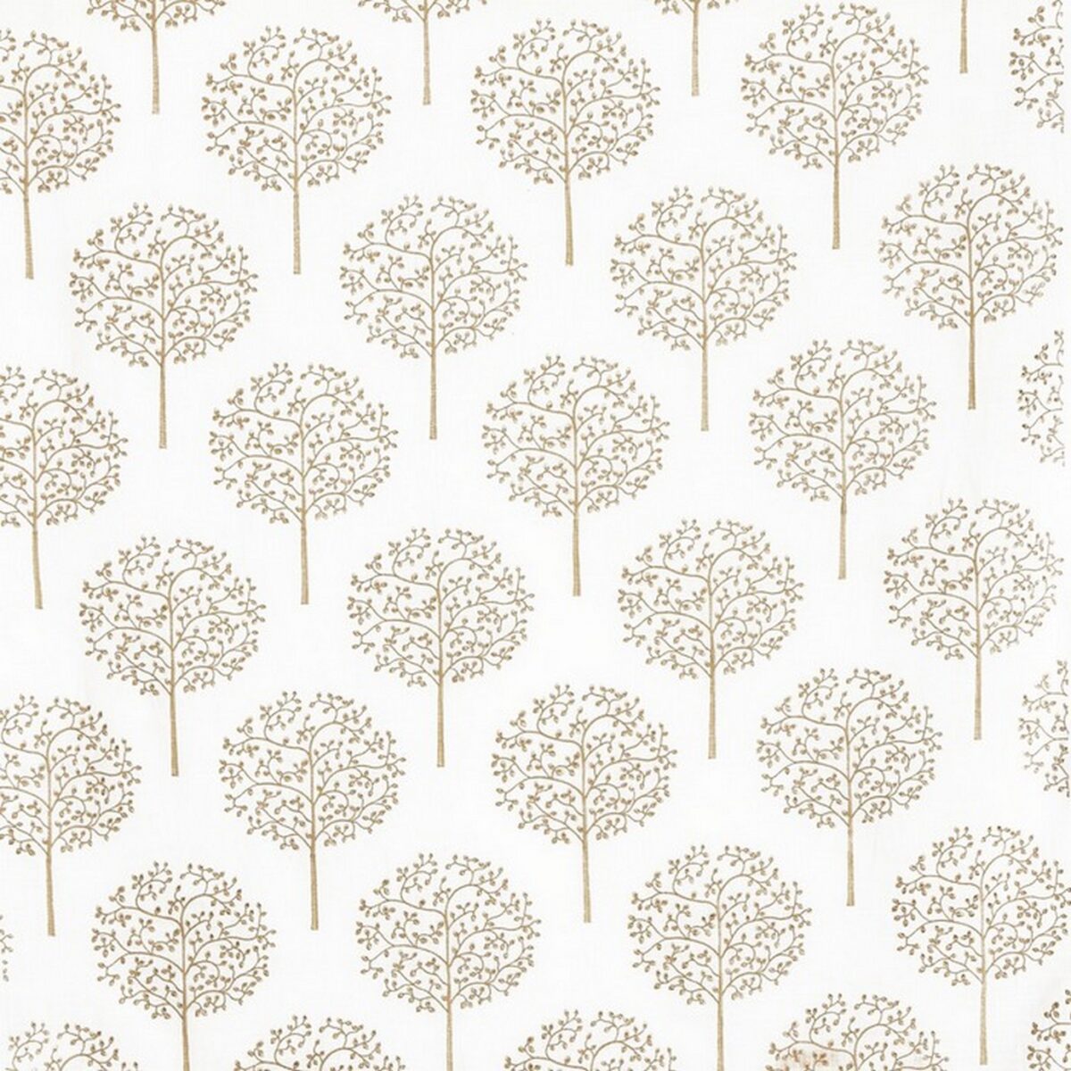 Ernest Fabric - Straw by neutral botanical voile-sheer fabric from Prestigious Textiles