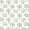 green botanical voile-sheer fabric from Prestigious Textiles
