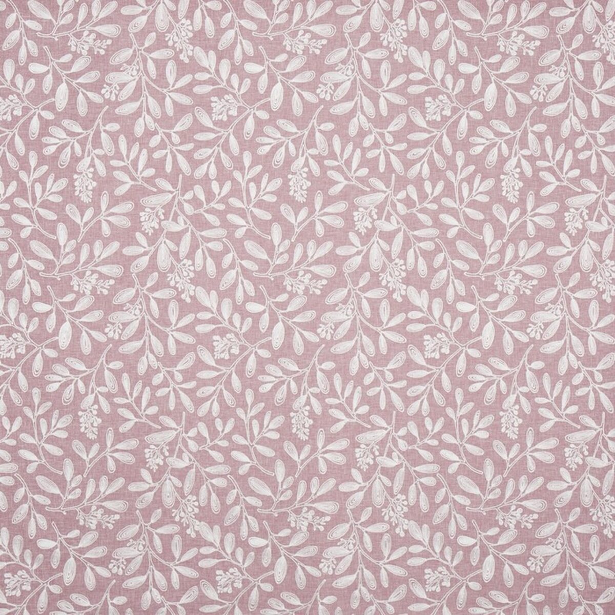 Charlotte Fabric - Rose by red botanical embroideried fabric from Prestigious Textiles