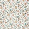 green botanical embroideried fabric from Prestigious Textiles