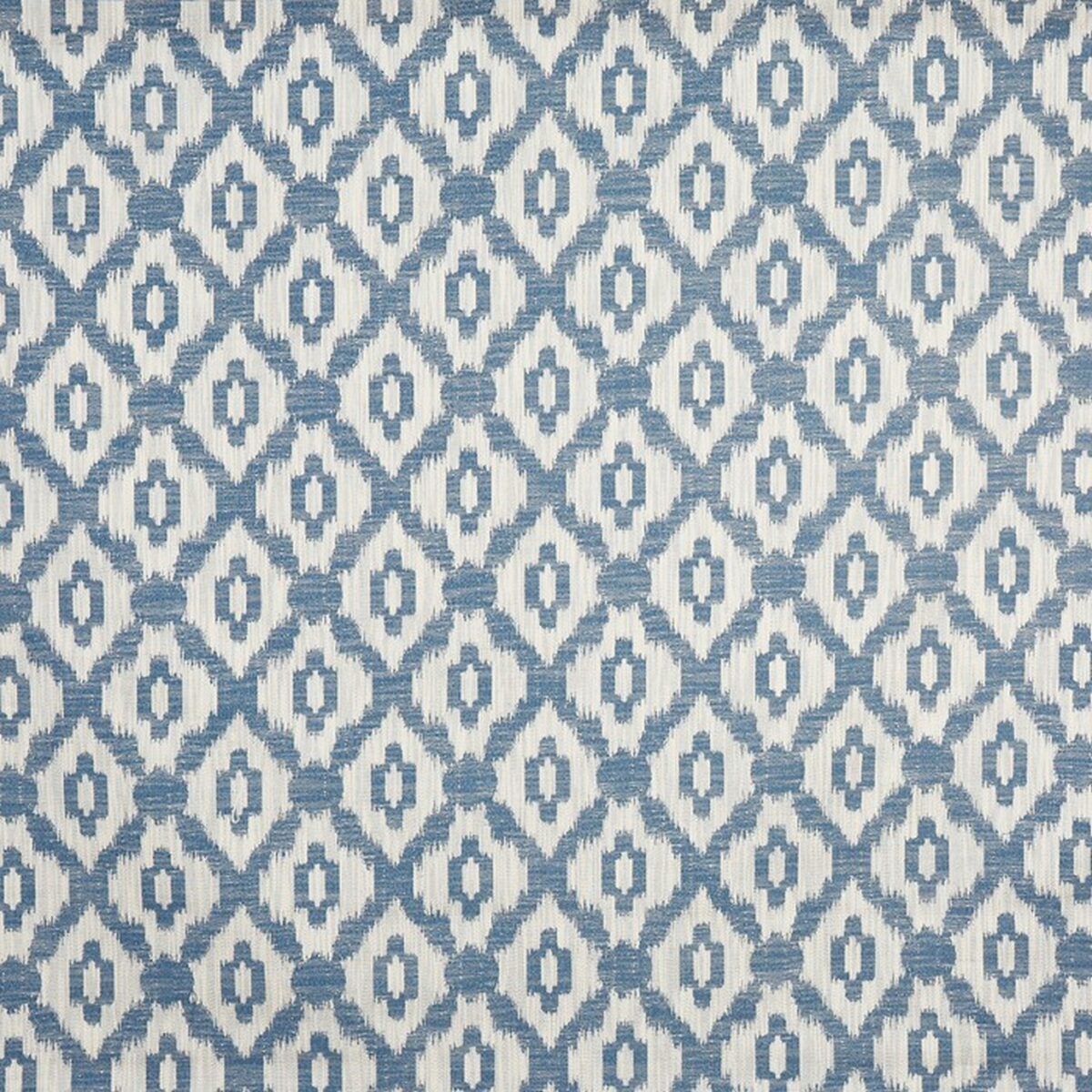 Potter Fabric - Midnight by blue geometric jacquard fabric from Prestigious Textiles
