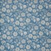 blue botanical cotton fabric from Prestigious Textiles