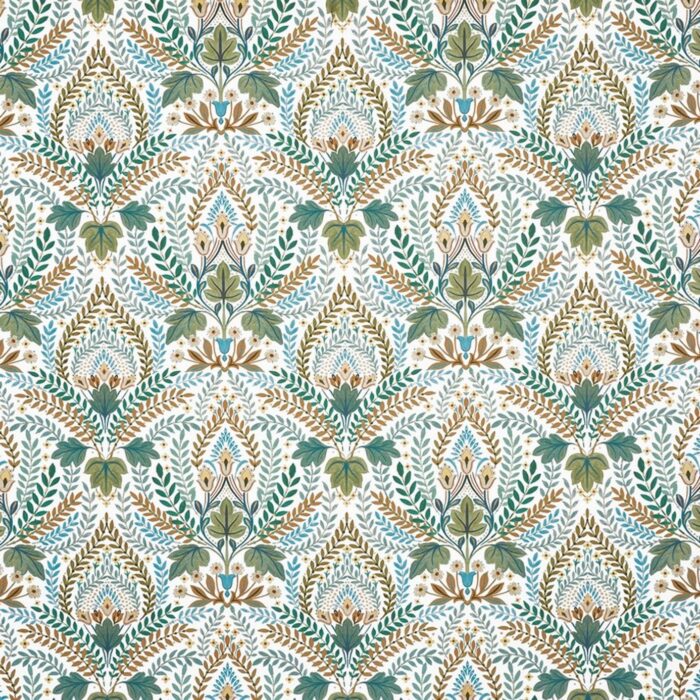 Script Fabric - Forest swatch