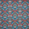 blue botanical cotton fabric from Prestigious Textiles