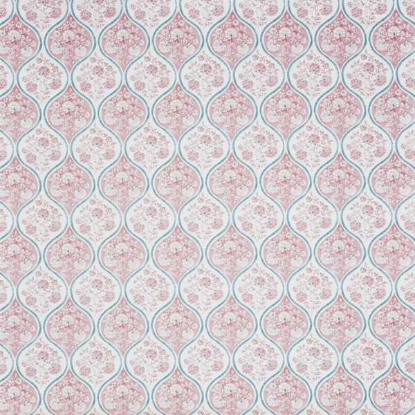 pink botanical cotton fabric from Prestigious Textiles