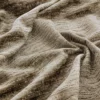 brown plain velvet-chenille fabric from Warwick