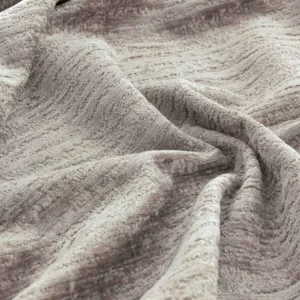 black-grey plain velvet-chenille fabric from Warwick