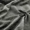 black-grey plain velvet-chenille fabric from Warwick
