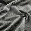 black-grey plain velvet-chenille fabric from Warwick