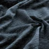 blue plain velvet-chenille fabric from Warwick