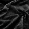black-grey plain velvet-chenille fabric from Warwick