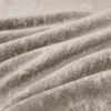 neutral plain velvet-chenille fabric from Warwick