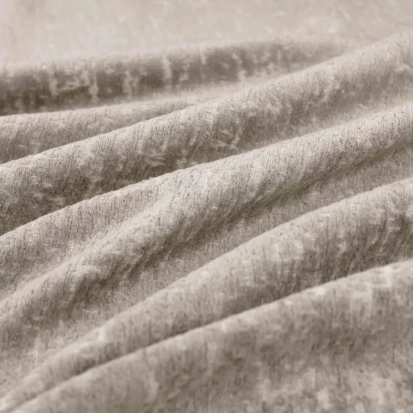 neutral plain velvet-chenille fabric from Warwick
